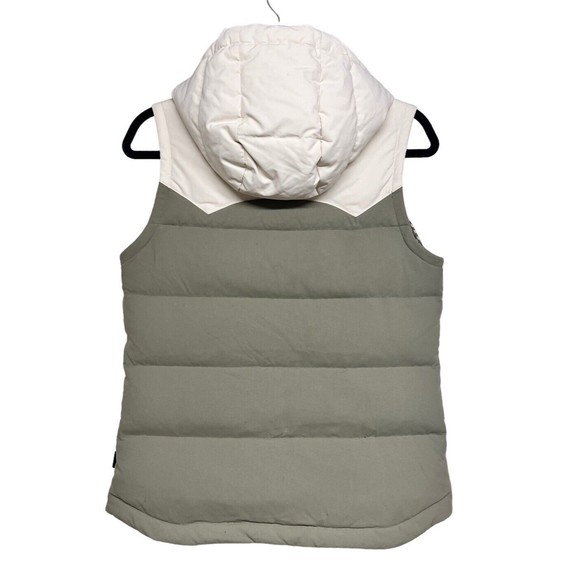 Patagonia Bivy Hooded Vest Sage Khaki Women’s Size Small - Picture 2 of 9